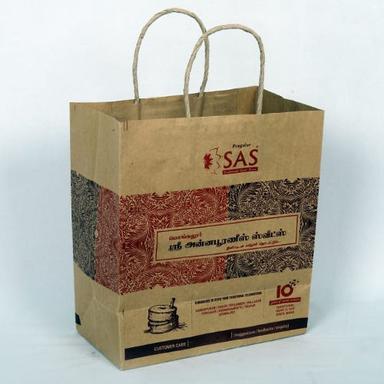 Corrugated Board Brown Printed Paper Bag