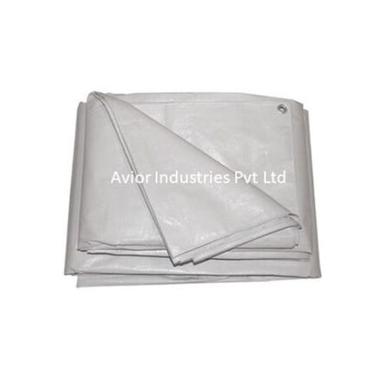 White Woven Relief Tarpaulin