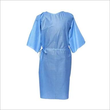 Blue Disposable Patient Gown Gender: Unisex