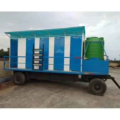 Blue-White Portable Mobile Toilet