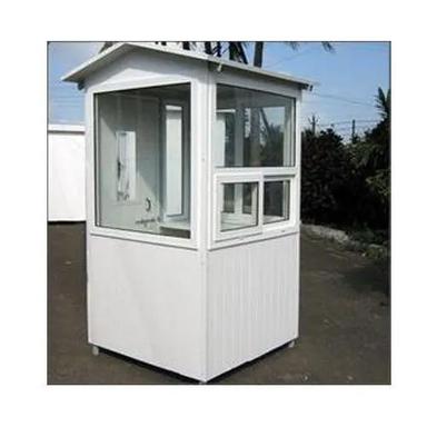 White Portable Security Cabins
