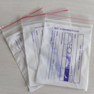 Embossing Printed Zip Lock Bag