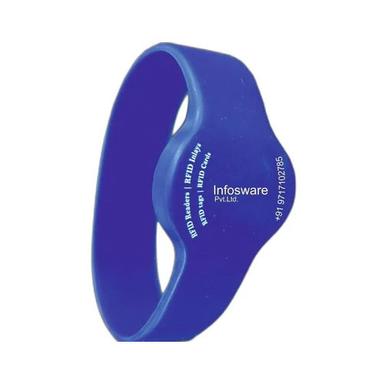 Blue Hf Silicone Wristband