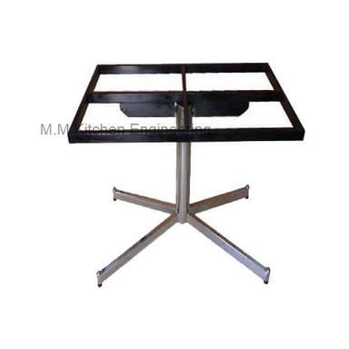 Silver Rectangular Dining Table