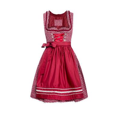 मैरून महिलाओं के लिए पार्टी वियर डिरंडल ड्रेस
