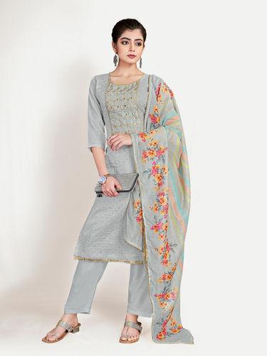 Quick Dry Unstitched Punjabi Suits