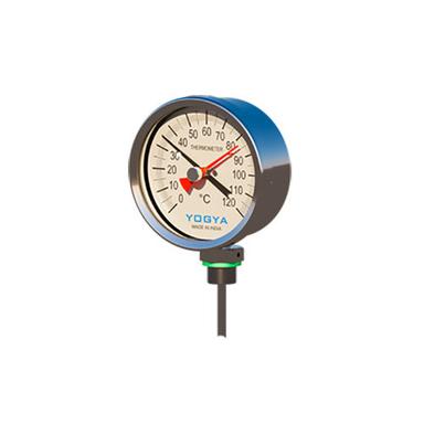 Stainless Steel Analog Bi Metallic Thermometer Vertical 100/70