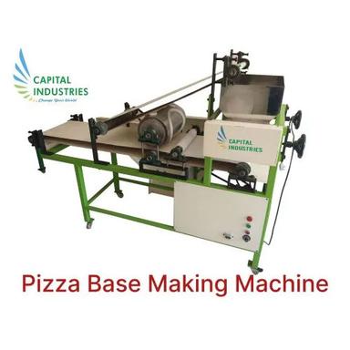 White Single Phase Pizza Base Making Machine