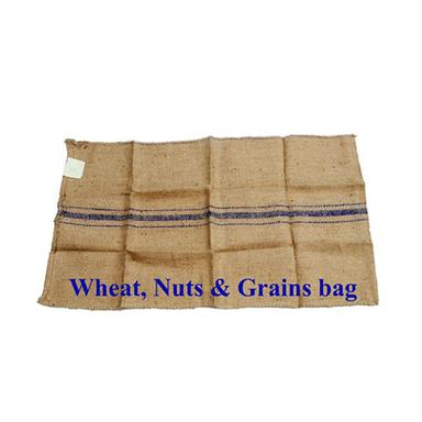 Brown 112X68Cm Wheat Nuts Jute Gunny Bag