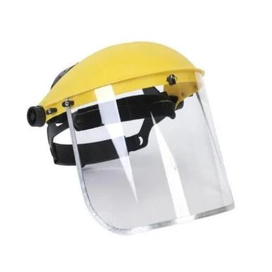 Transparent-Black-Yellow Polycarbonate Face Shield