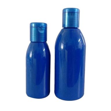 Blue Plastic Coconut Oil Bottles