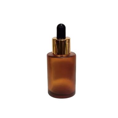 Brown 30Ml Lgb Amber Frosted Dropper Bottle