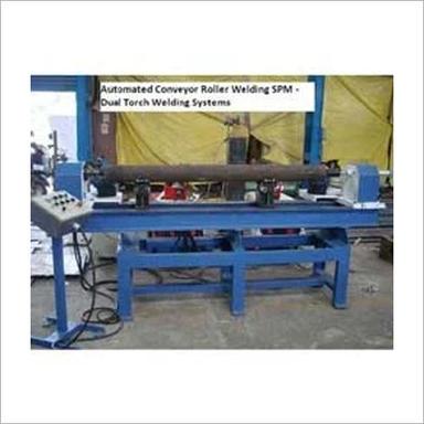 Blue Conveyor Roller Welding System