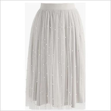 White Net Skirt