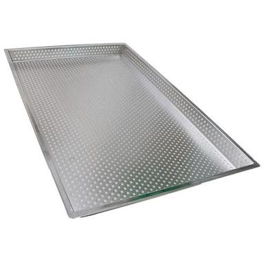 Silver Stainless Steel Perforated Trays