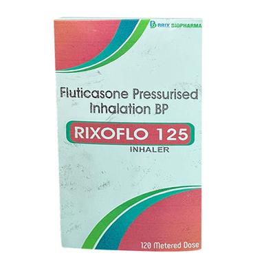  रिक्सोफ्लो-125 फ्लुटिकासोन प्रेशराइज्ड इनहेलेशन बीपी सूखी और ठंडी जगह रखें