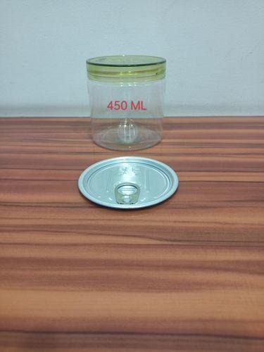 Transparent Pet Can Jar 450Ml