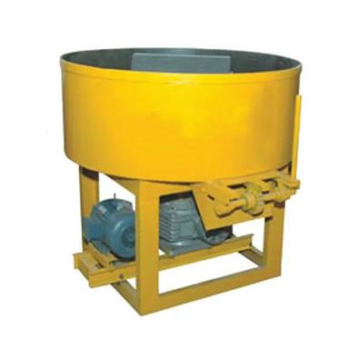 Yellow Concrete Pan Mixer