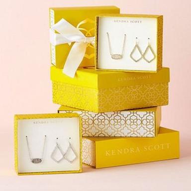 Square Cardboad Jewellery Packaging Box