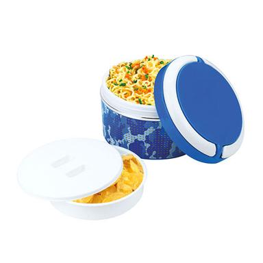 Blue & White Melody Insulated Lunch Box