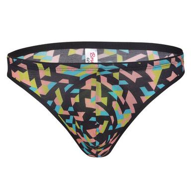 Men Garments Thongs Bruchi Club Argyle Printed Micro Modal Size: Small