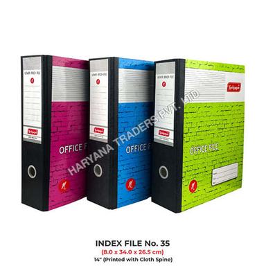 High Quality Index File (Printed With Cloth Spine) (Lever Arch - Box File) No.35 (14 Inch)
