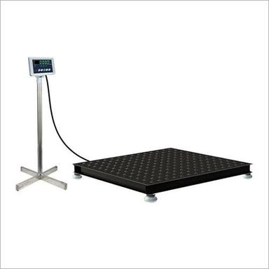 Black Platform Floor Weighing Scale