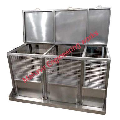 Semi Automatic Stainless Steel Onion Potato Storage Jali