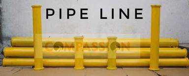 Yellow Concrete Pump Pipeline