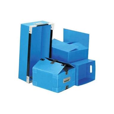 Polypropylene Corrugated Box - Color: Blue
