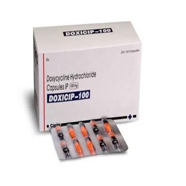 Doxicip-100 डॉक्सीसाइक्लिन हाइड्रोक्लोराइड 100Mg कैप्सूल सामान्य दवाएं