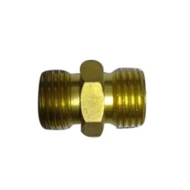 Golden 2 Inch Brass Union Hex Nipple