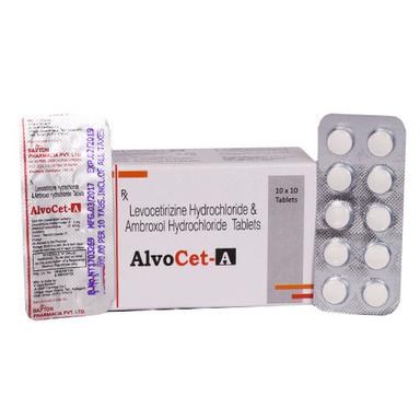 Levocetirizine Hydrochloride And Ambroxol Hydrochloride Tablets General Medicines