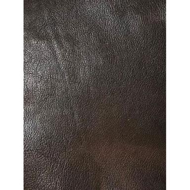Black Plain Finished Goat Leather