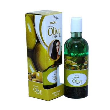 Green 200Ml Innora Premium Olive Herbs Infused Hair Oil