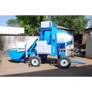 Mobile Batching Plant With Reversible Mixer