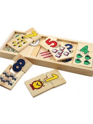 Wooden Number Matching Puzzel Power: Manual