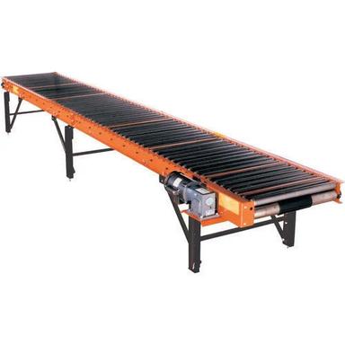 Black Industrial Roller Conveyor