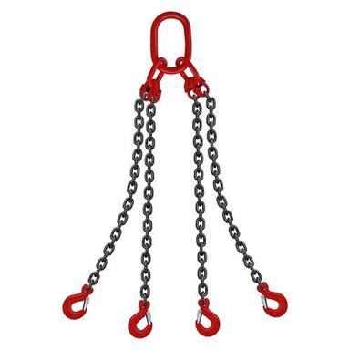 Red & Blue Multi Legged Chain Sling