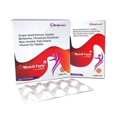 Chromium Picolinate Myo Inositol Folic Acid And Vitamin D3 Tablets General Medicines