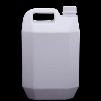 White 5 Ltr Flat Shape Milky Can