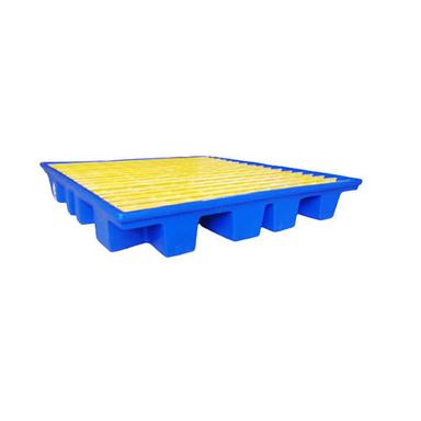 Spill Containment Pallet - Color: Blue + Yellow