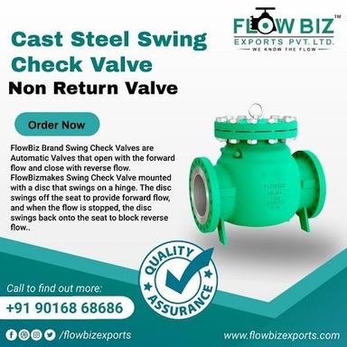 Cast Steel Swing Check Valve Application: Industrial