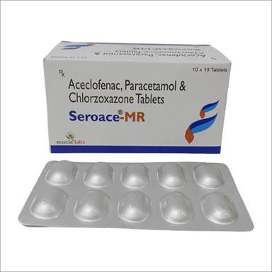एसिक्लोफेनाक पेरासिटामोल और क्लोरज़ोक्साज़ोन टैबलेट सामान्य दवाएं