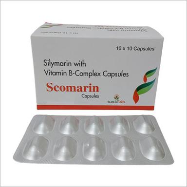  विटामिन बी कॉम्प्लेक्स कैप्सूल के साथ सिलीमारिन सामान्य दवाएं