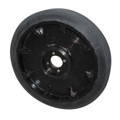 Black Rubber Coated Wheel