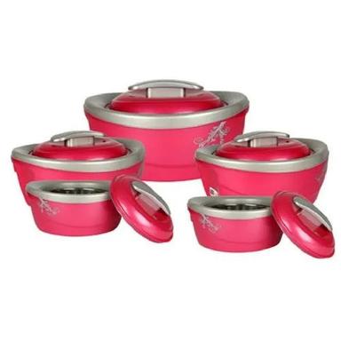 Different Available 5 Piece Pink Casserole Set