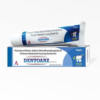 50G Potassium Nitrate Sodium Monofluorophosphate And Triclosan Medicated Foaming Dental Gel Toothpaste Easy To Use