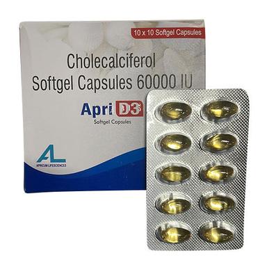 Cholecalciferol 60000Iu Softgel Capsules General Medicines