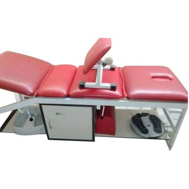 Steel Physio Rehab Equipments Traction Bed Four Fold With Drawer